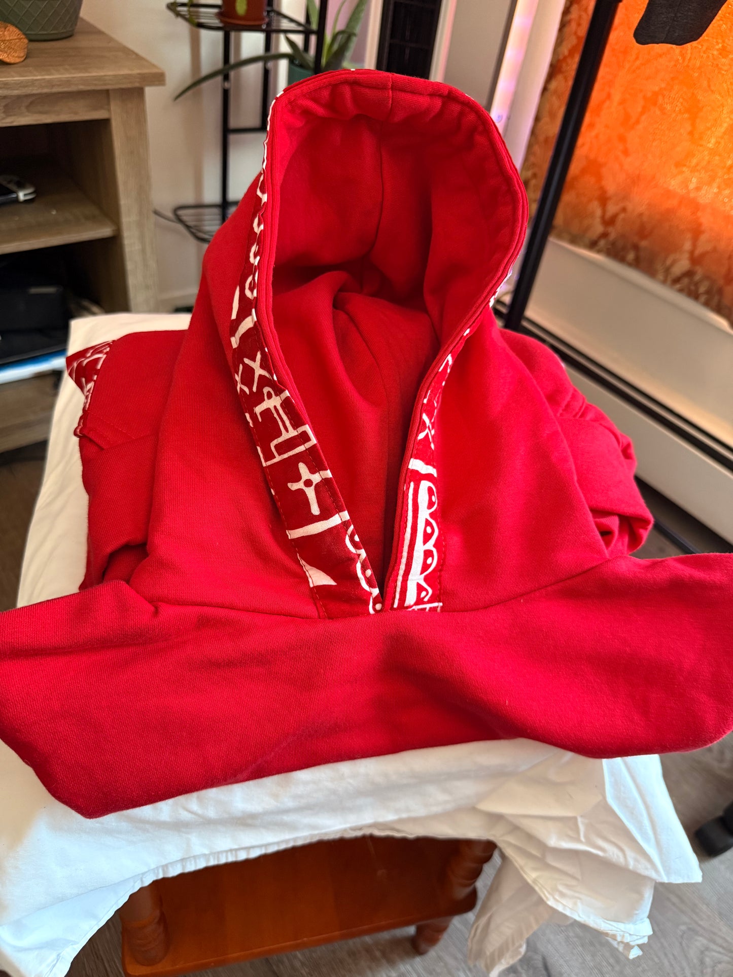 The Crimson Mosaic hoodie