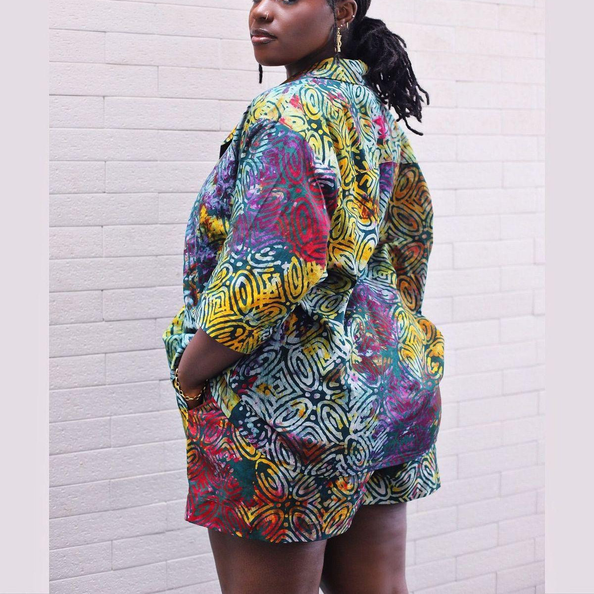 AFRICAN PRINT SHORTS