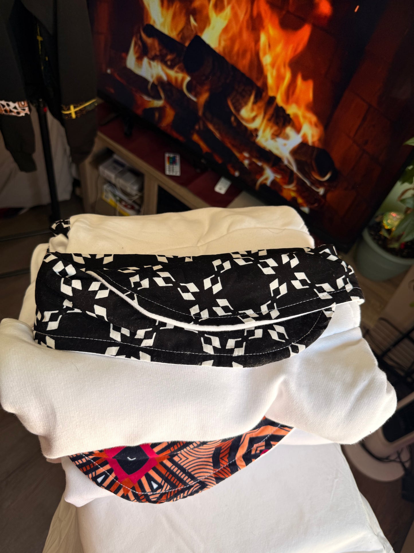 stylish white cowl neck pullover hoodie