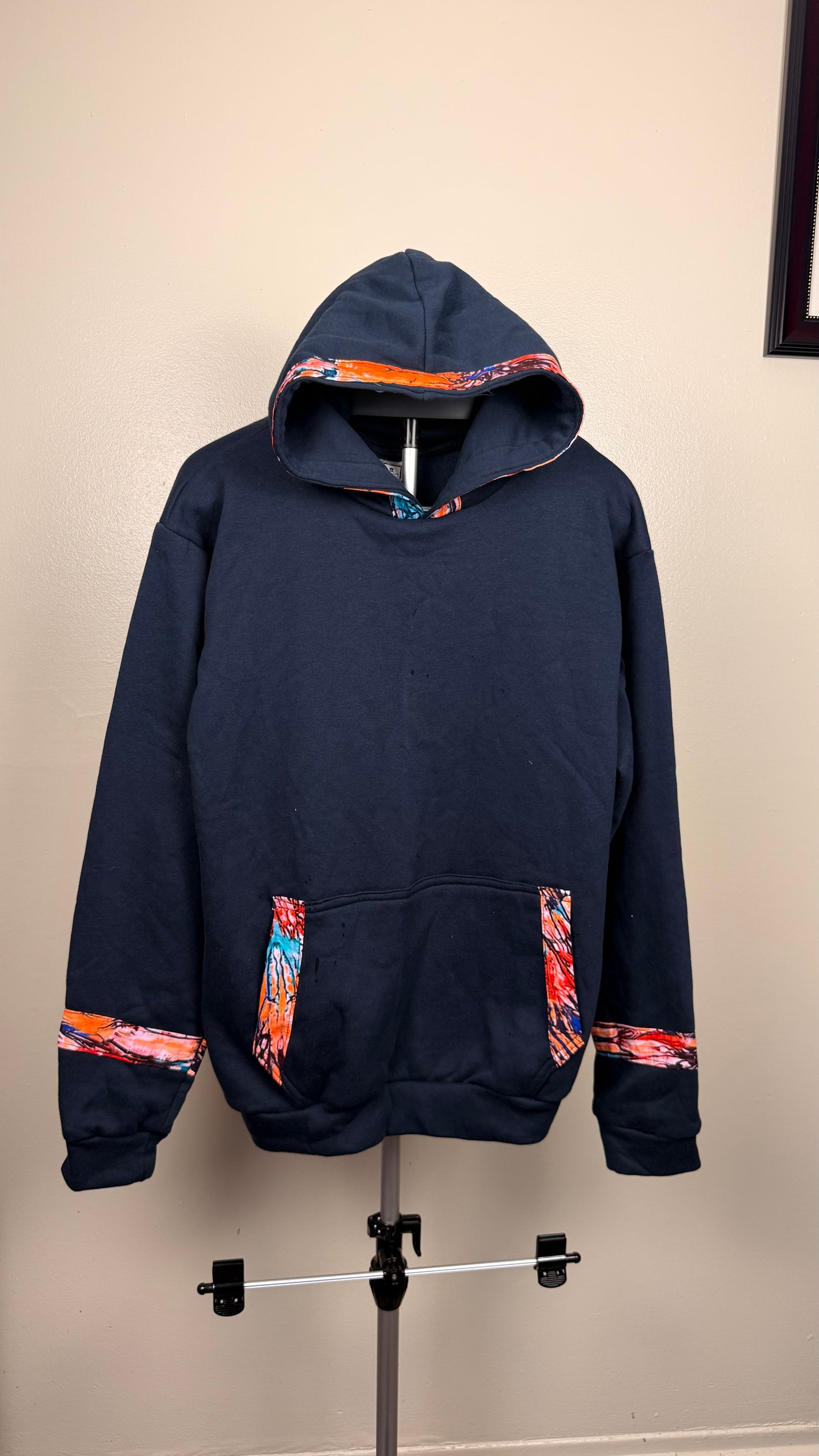 Navy blue stylish hoodie