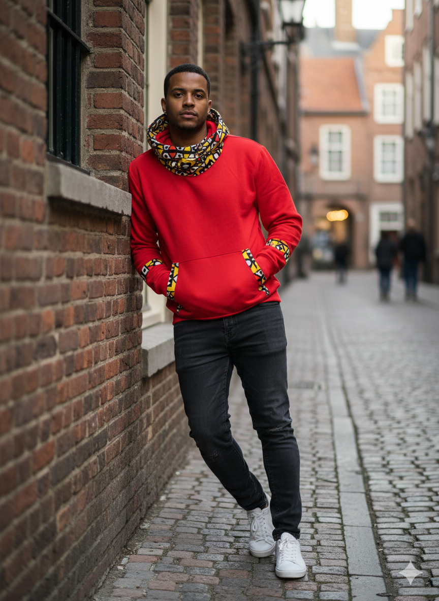 heritage-inspired Scarf Hoodie