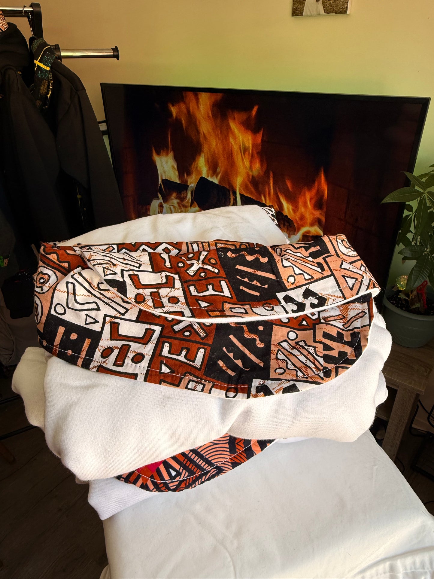 distinctive high-neck cowl and hand-pocket accents hoodie