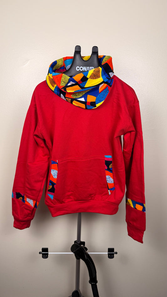 heritage-meets-urban scarf Hoodie